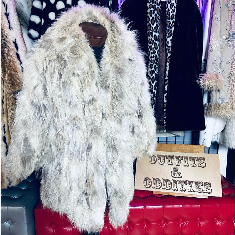 Diane Furs x Oleg Cassini 60s Vintage Wolf Fur Coat